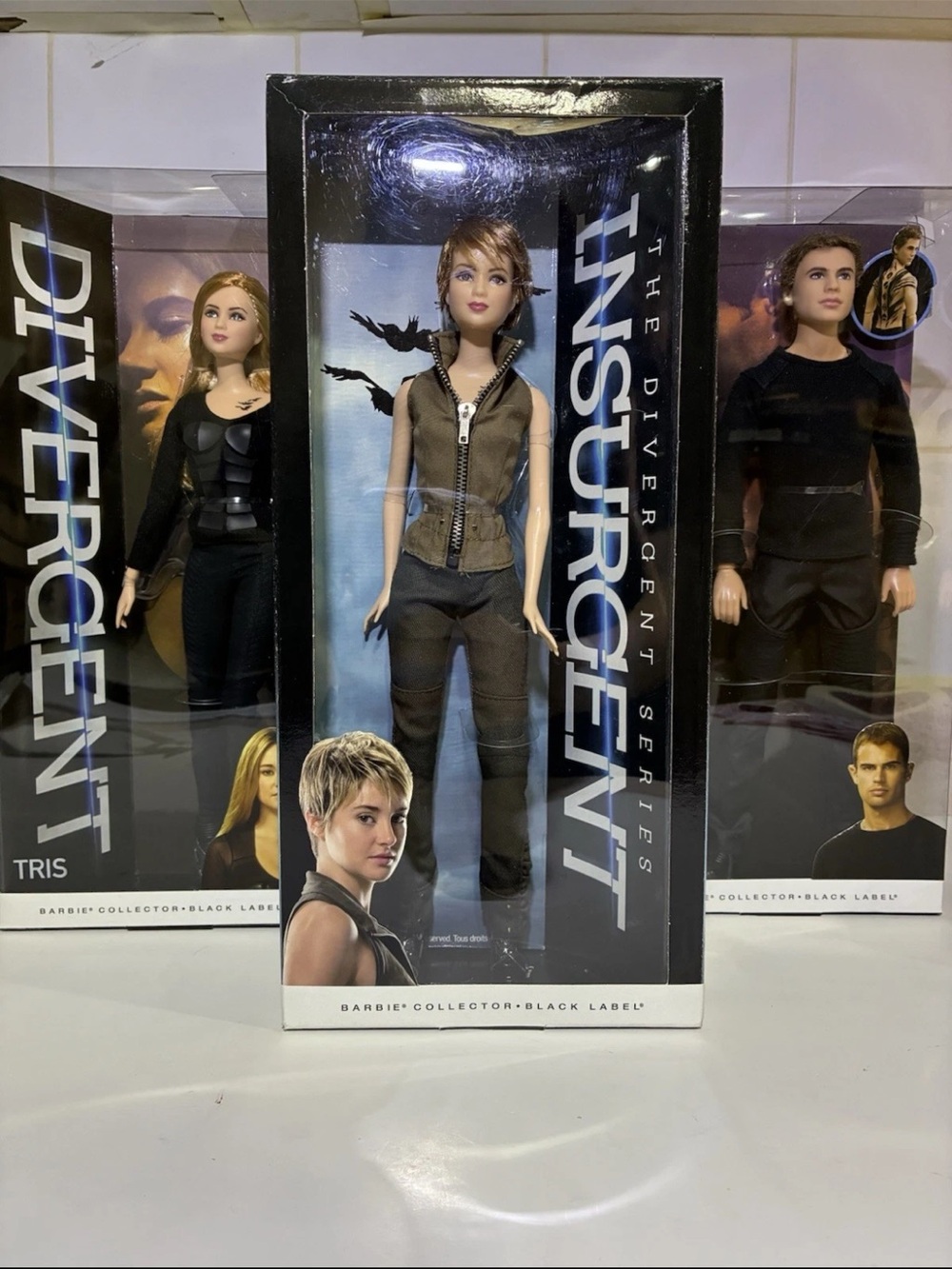 Mattel Divergent Doll Lot Four & Tris x2 Barbie Figures Collectible